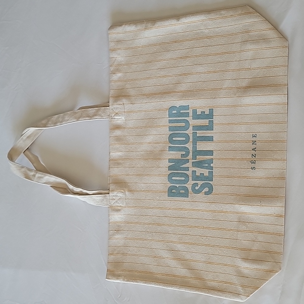 NWOT Sezane Bonjour Seattle Tote